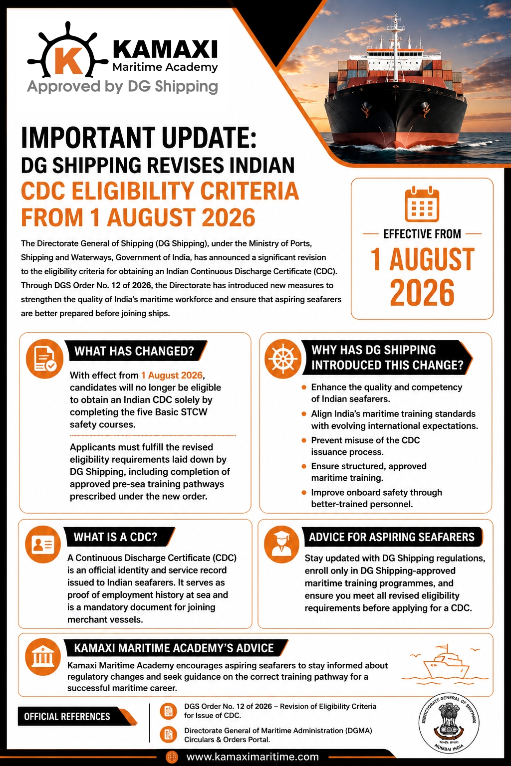 Latest CDC eligibility criteria from August 2026